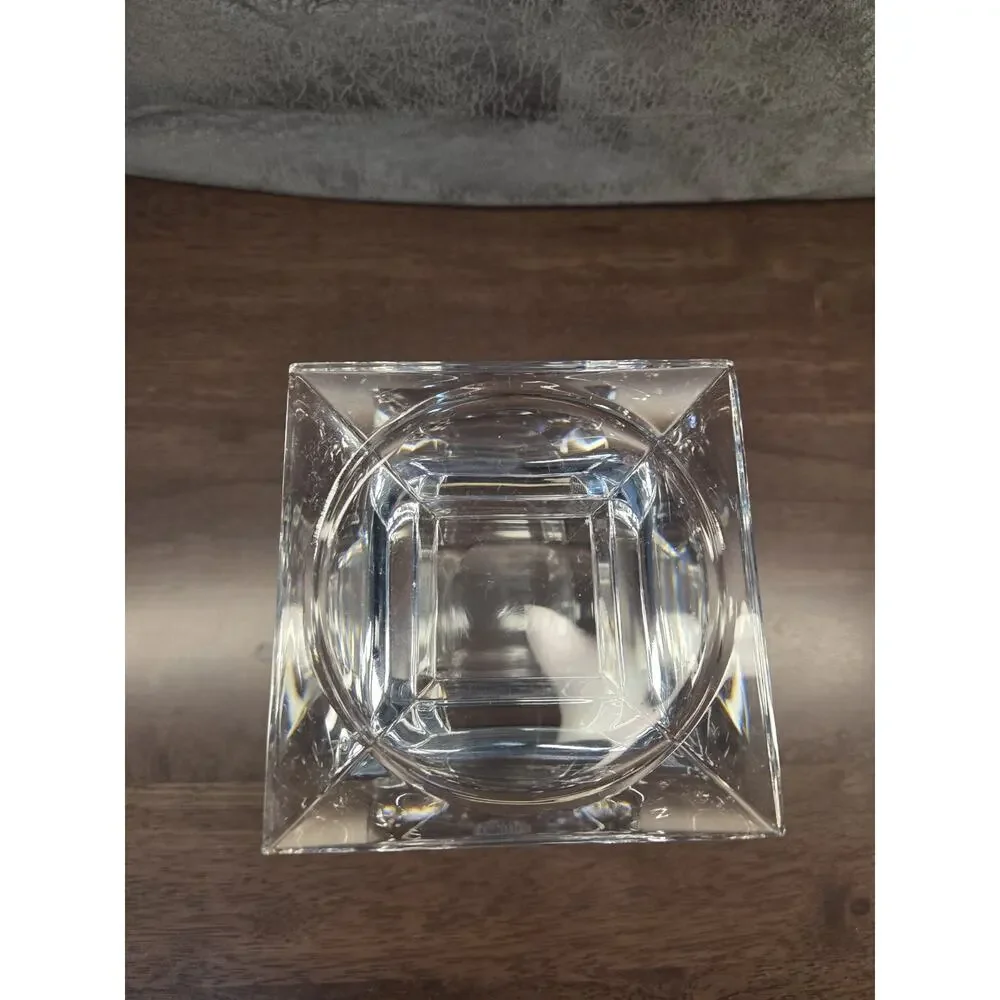 Royal Limited 24% Lead Crystal Pillar Candle Holder 6